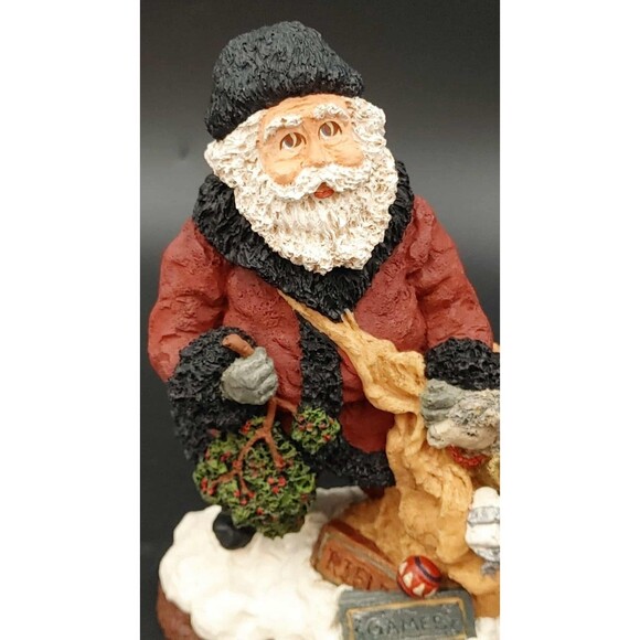 June McKenna 1996 Jolly Ole St. Nick Figurine COA Signed Collector's Society USA - Picture 3 of 12